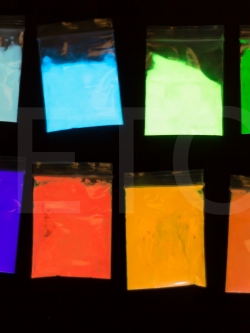 ผงเรืองแสงเม็ดละเอียด 20 กรัม