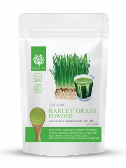 ผงใบอ่อนข้าวบาร์เลย์ออร์แกนิค Organic Barley Grass Powder ยี่ห้อ Feaga Life 200 กรัม ผง Superfood (ผงผัก ซุปเปอร์ฟู้ด) คุณภาพพรีเมี่ยม