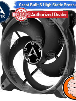 [CoolBlasterThai] ARCTIC BioniX P120 Grey Pressure-optimised with PWM PST(size 120 mm.) PC Fan Case ประกัน 6 ปี