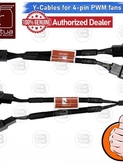 [CoolBlasterThai] Noctua NA-SYC1 Two Fully Sleeved Y-Cables for 4-pin PWM fans ประกัน 6 ปี