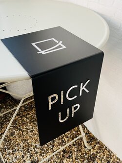 ป้าย pick up here (custom)