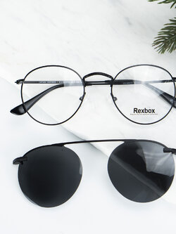 REXBOX | Round Metal | สีดำ