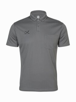 WARRIX (วอริกซ์) Pique POLO ลิขสิทธิ์แท้ 100% เสื้อโปโลสปอร์ต สีเทา EE