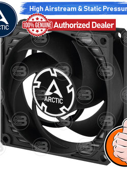 [CoolBlasterThai] ARCTIC P8 PWM PST BLACK (size 80 mm.) PC Fan Case ประกัน 6 ปี