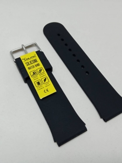 สายนาฬิกาซิลิโคน (สีดำ)