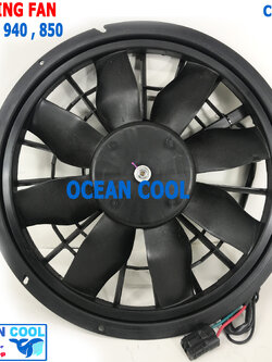 พัดลมไฟฟ้า วอลโว่ 940 , 960 ปี 1991 - 1997 CF0106 Cooling Fan VOLVO 940, 960 พัดลม ระบายความร้อน หม้อน้ำ 30A แรง สเปคเดิม VOK-0102