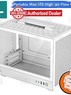 [CoolBlasterThai] DEEPCOOL CH160 WHITE Mini-ITX High-Airflow PC Case ประกัน 1 ปี