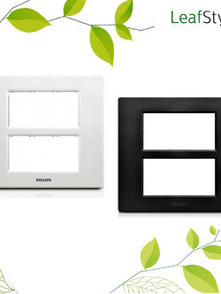 หน้ากาก ฝา 6 ช่อง ฟิลิปส์ รุ่นลีฟ LeafStyle 6M Cover PHILIPS