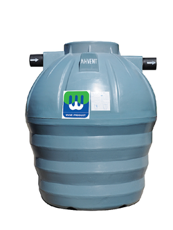 ถังบำบัดน้ำเสีย WAVE รุ่น WP 400 - 6000 ลิตร สีเทา