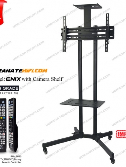 ขาตั้งทีวี ENIX Flat Panel LED TV STANDs for 37-70 inch screen with Camera Shelf, Max VESA 600 x 400 mm, Weight Capacity 50 kg.