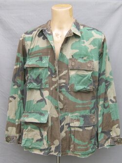 เสื้อทหารสหรัฐ M81 woodland ผ้าฝ้าย 100%