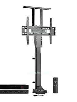 Metalnic New! M2000-SB8R ขาตั้งทีวีขนาด 37-65 นิ้ว Max VESA 600x400mm., Weight Capacity 50 Kg., ปรับยกจอขึ้น-ลง ด้วยมอเตอร์ไฟฟ้า สำหรับงานติดตั้งซ่อนในตู้เอนกประสงค์ หรือตู้คาบิเนต (ราคาไม่รวมตู้) รับประกันมอเตอร์ 1 ปี