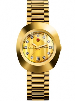 RADO นาฬิกาข้อมือสุภาพสตรี สายสแตนเลส รุ่น R12416633 - สีทอง