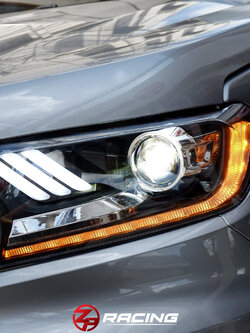 ไฟหน้า โคมไฟหน้า Ford Ranger Ford Everest Ford Raptor รุ่น Mustang Bi-LED ไฟหน้าฟอร์ดเรนเจอร์รุ่นมัสแตง รับประกัน 1 ปี