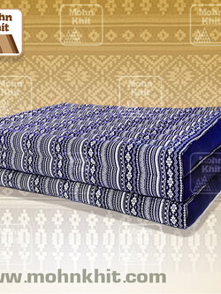 ที่นอนขิดผ้าฝ้ายลายชนเผ่า 3 พับใหญ่ 80x180x7Cm /Thai Folding mattresses Our traditional Thai Mattress is hand stuffed with natural kapok.