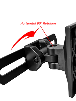 WD-402B ขาแขวนลำโพงติดผนัง หมุนได้ 90 องศา, ขาแขวนลำโพงเซอร์ราวด์ สำหรับ Home Theatre