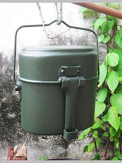 Army field pots, หม้อสนาม ผลิตใหม่ German design,