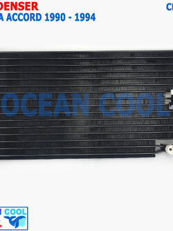 แผงแอร์ ฮอนด้า แอคคอร์ด 1990 - 1994 ตาเพชร CD0128 CONDENSER FOR HONDA ACCORD G4 แผงคอนเดนเซอร์ รังผึ้งแอร์ คอยล์ร้อน ตาเพชร ไฟท้ายยาว - สั้น