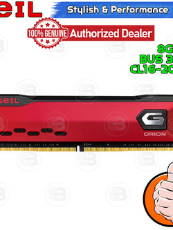 [CoolBlasterThai] GEIL ORION Racing Red 16GB (8GBx2) DDR4-3200 CL16-20-20 (LT-Warranty)