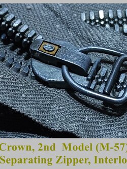 ซิปเพื่อซ่อม เสื้อทหาร M51 อุปกรณ์ทางทหาร