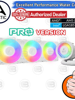 [CoolBlasterThai] ARCTIC Liquid Freezer III Pro 360 A-RGB White (All-In-One CPU Water Cooler) (LGA1851/1700/AM5/AM4)