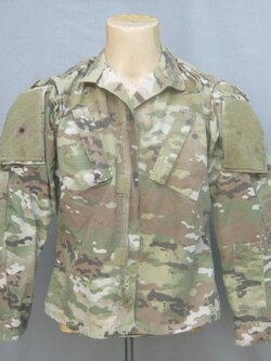 เสื้อทหารสหรัฐ ลาย Scorpion W2 Small short