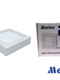 โคม DOWNLIGHT LED 12W ทรงเหลี่ยม ชนิดติดลอย DL/WW MERLOX