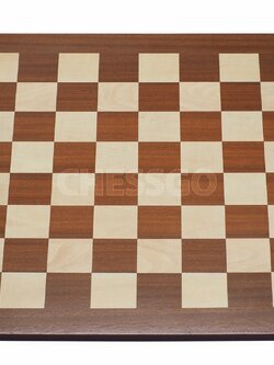 Sapele & Maple Wooden Chess Board กระดานหมากรุกสากลไม้Sapele