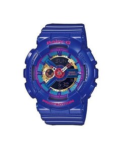 CASIO BABY-G สายเรซิ่น รุ่น BA-112-2ADR - Blue/Pink