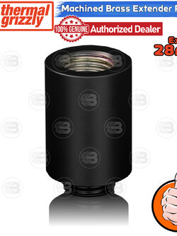 [CoolBlasterThai] Thermal Grizzly DeltaMate Extender MF28 Fittings Black Machined Brass