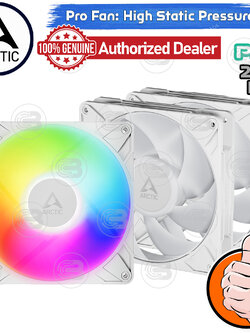 [CoolBlasterThai] ARCTIC P14 PRO A-RGB White (size 140 mm.) X3 Value Pack PC Fan Case ประกัน 6 ปี