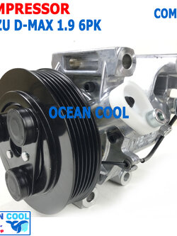 คอมเพลสเซอร์ อีซูซุ ดีแม็ก 1.9 2016 - 2020 สายพาน 6pk MIJ-T776 COM0090 Compressor For ISUZU DMAX 1.9 MU-X 1.9 2016 คอมแอร์ คอม คอมเพสเซอร์ อะไหล่แอร์ D-MAX