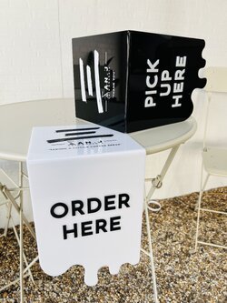 ป้าย pick up here (custom)