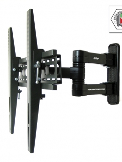 M Mount T-26F ขาแขวนทีวี LED LCD TV 32-55 นิ้ว, Full Motion Single ARM, Max VESA 400x400 (mm), Weight Capacity 45 Kg.