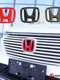 ครอบโลโก้ Honda หน้า-หลัง 2 ชิ้น สำหรับ HR-V e:HEV