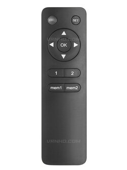 RMT-02 รีโมทคอนโทรลแบบ RF (Radio Frequency) 433MHz สำหรับขาตั้ง-ขาแขวนทีวีมอเตอร์ไฟฟ้า ENIX รุ่น MSW-3260, MSW-3275, MLS-3765, MCF-3270 เท่านั้น