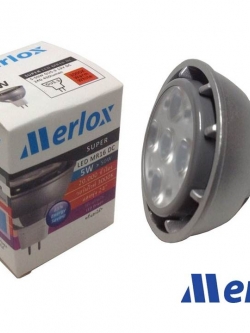 หลอด LED MR16 DC DIMMABLE 12V 5W 3000K SPOT 24° GU5.3 MERLOX