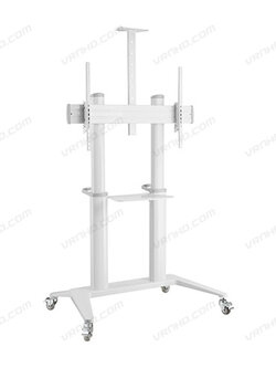 KRATOS-120W (Gloss White) ขาตั้งทีวี,จอ interactive,touch screen ขนาด 70"-120" ระดับ Premium ปรับความสูงได้ 1.25-1.60 เมตร, Max VESA 1000x600 mm., Weight Capacity 140 Kg.