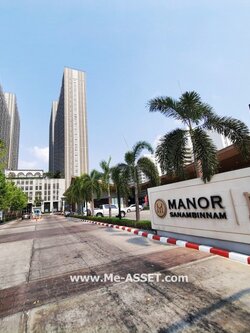 ขายและเช่า คอนโด ติดแม่น้ำเจ้าพระยา ย่าน สนามบินน้ำ พระนั่งเกล้า กระทรวงพาณิชย์ : แมเนอร์ สนามบินน้ำ : 26.17 ตารางเมตร