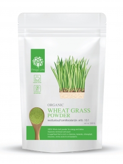 ผงต้นอ่อนข้าวสาลี ผงผัก Organic Wheat Grass Powder ยี่ห้อ Feaga Life 200 กรัม ผง Superfood (ผงผัก ซุปเปอร์ฟู้ด) คุณภาพพรีเมี่ยม
