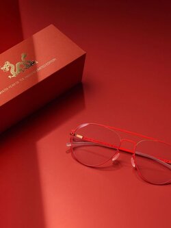 แว่นตา Mykita Eero - Champagne Gold - Black Optical