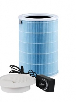 เครื่องฟอกอากาศ กรองฝุ่น PM2.5 ราคาประหยัด ไส้กรอง HEPA H12 สีฟ้า (Air Purifier)