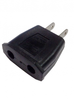 ปลั๊กแปลง 2 ขากลมออกแบน (โหล)