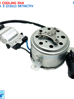 มอเตอร์ พัดลม มาสด้า 3 เครื่อง 2.0 cc ปี 2005 - 2010 BK CF0067 MOTOR COOLING FAN MAZDA 3 SKYACTIV '05-'10 พัดลมหม้อน้ำ มาสด้า3 พร้อมโมดูล