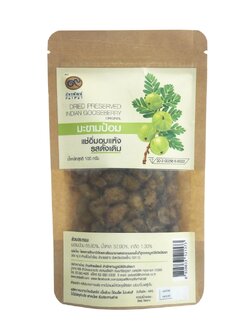 มะขามป้อมแช่อิ่มอบแห้ง (รสดั้งเดิม) Dried preserved Indian gooseberry - original