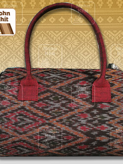 กระเป๋าขาวม้า,กระเป๋าผ้าขิด กระเป๋าถือ กระเป๋าหิ้ว 12x23x23 Cm//Khit Bag, Tote Bag, Tote Bag