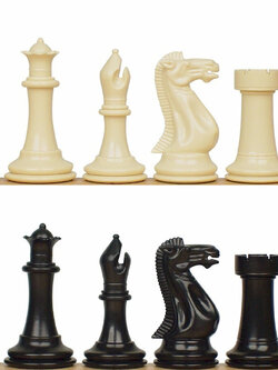 3 7/8" Big Knight Series Plastic Chess Pieces ตัวหมากรุกสากลบิกไนท์