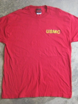 เสื้อยืด USMC สีแดง