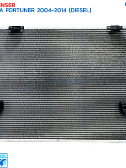แผงแอร์ โตโยต้า ฟอร์จูนเนอร์ ปี 2004-2014 เครื่องดีเซล CD0140 CONDENSER TOYOTA FORTUNER '04-14 DIESEL แผงรังผึ้งแอร์ แผงคอยล์ร้อน คอยล์ร้อน