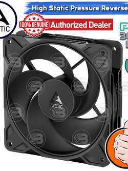 [CoolBlasterThai] ARCTIC P12 PRO REVERSE PST BLACK (size 120 mm.) PC Fan Case ประกัน 6 ปี